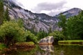 Mirror Lake at Yosemite National Park Royalty Free Stock Photo