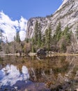 Mirror Lake Yosemite National Park Royalty Free Stock Photo