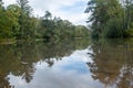 Mirror of Nature: Calm Lake Reflections Royalty Free Stock Photo