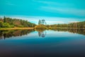 Nelly`s Moss Lake, Cragside, Northumberland Royalty Free Stock Photo
