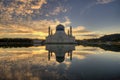 Mirror Reflection of Kota Kinabalu City Mosque Borneo Royalty Free Stock Photo