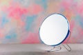 Mirror on the table Royalty Free Stock Photo
