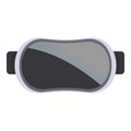Mirror vr glasses icon cartoon vector. Cyber camera game