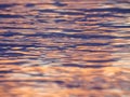 The mirror of water with sunset Royalty Free Stock Photo