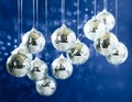 Mirrored disco balls Royalty Free Stock Photo