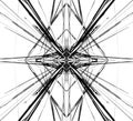 Mirrored grid, mesh abstract geometric pattern / element