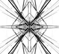 Mirrored grid, mesh abstract geometric pattern / element