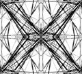 Mirrored grid, mesh abstract geometric pattern / element