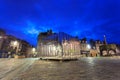 The Mirrored Pavillion in the Castle Gate for Visual Art and Design Festival Royalty Free Stock Photo