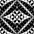 Mirrored symmetrical pattern. Geometric monochrome background. T