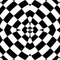 Mirrored symmetrical pattern. Geometric monochrome background. T