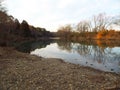 Mirroring creek water Royalty Free Stock Photo