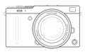 Mirrorless compact camera