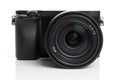 Mirrorless digital camera Royalty Free Stock Photo