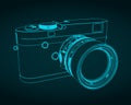 Mirrorless rangefinder camera blueprint