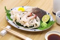 MirugaiJapanese horse clam  sashimi, Japanese cuisine Royalty Free Stock Photo