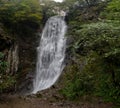 Mirveti waterfall in the mountains of Adzharia Royalty Free Stock Photo