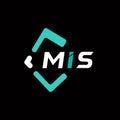 MIS creative minimalist letter logo. MIS unique vector initials alphabet letter logo design Royalty Free Stock Photo