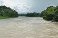 Misahualli river in the amazon jungle Royalty Free Stock Photo