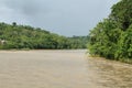 Misahualli river in the amazon jungle Royalty Free Stock Photo