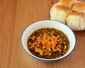 Misal Paav, a famous snack in Maharashtra, India