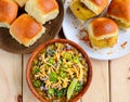 Misal Pav and Vada Pav-Marathi breakfast