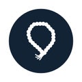 Misbaha Isolated Vector icon which can easily modify or edit