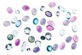 Miscellaneous gems Royalty Free Stock Photo