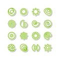 Miscellaneous icons Royalty Free Stock Photo