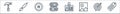 miscellaneous line icons. linear set. quality vector line set such as tag, target, picture, id card, button, tactile, painting