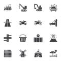 Miscellaneous vector icons set