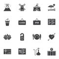 Miscellaneous vector icons set