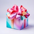 Mischievous Bow on a Wrapped Gift