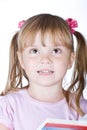 Mischievous girl Royalty Free Stock Photo