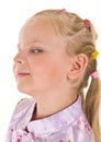 Mischievous girl portrait Royalty Free Stock Photo