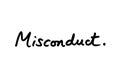 Misconduct