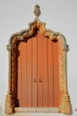 Misericordia Church: details of a Manueline doorway facing the Cathedral of Silves, Algarve