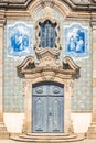MisericÃÂ³rdia Chapel has a baroque faÃÂ§ade covered with tiles. Sao Joao de Pesqueira, Douro Valley, Portugal