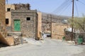 Misfat Al Abriyeen village with traditional small houses built with stones and mud at the omani highlands.