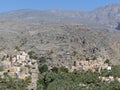 A view over Misfat Al Abriyeen, Oman