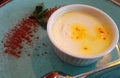 Mishti Doi or Mishti Dahi or Mitha Dahi translate as sweet dahi or sweet yogurt. This type of yoghurt is common in the states of Royalty Free Stock Photo