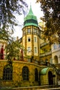 Miskolc, Hungary, May 20, 2019: Castle Hotel Palota in Lillafured, Miskolc. Royalty Free Stock Photo