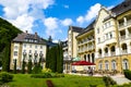 Miskolc, Hungary, May 20, 2019: Castle Hotel Palota in Lillafured, Miskolc. Royalty Free Stock Photo