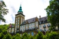 Miskolc, Hungary, May 20, 2019: Castle Hotel Palota in Lillafured, Miskolc. Royalty Free Stock Photo