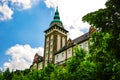Miskolc, Hungary, May 20, 2019: Castle Hotel Palota in Lillafured, Miskolc. Royalty Free Stock Photo