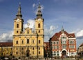 Miskolc square Royalty Free Stock Photo