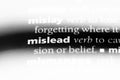 mislead