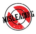 Misleading rubber stamp