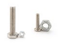 Mismatch bolt and nut Royalty Free Stock Photo