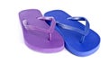 Mismatched Colorful Flip Flops #3